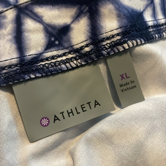 Athleta recycled poly jumpsuit romper 💙🤍 - Picture 4 of 5